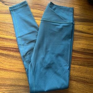 Ethos Teal Crossover Leggings - Small